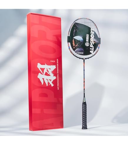 Amazon.com : Apacs Feather Weight X II Gold Red Badminton Racket